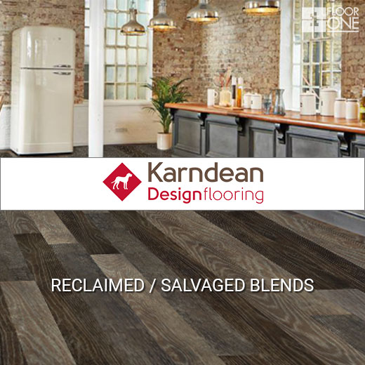 karndean reclaimed salvage blends luxury vinyl plank